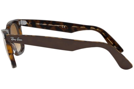 Okulary przeciwsłoneczne Ray-Ban Wayfarer Color Mix RB2140 127651 Kwadratowe Brązowe