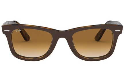 Okulary przeciwsłoneczne Ray-Ban Wayfarer Color Mix RB2140 127651 Kwadratowe Brązowe