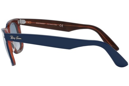 Okulary przeciwsłoneczne Ray-Ban Wayfarer Color Mix RB2140 12783F Kwadratowe Niebieskie