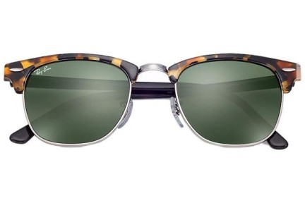 Sunčane naočale Ray-Ban Clubmaster Fleck Havana Collection RB3016 1157 Zadebljani gornji dio Havana