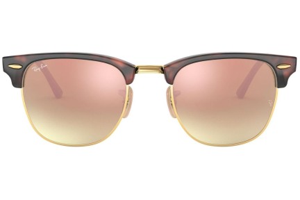 Okulary przeciwsłoneczne Ray-Ban Clubmaster Flash Lenses Gradient RB3016 990/7O Browline Havana
