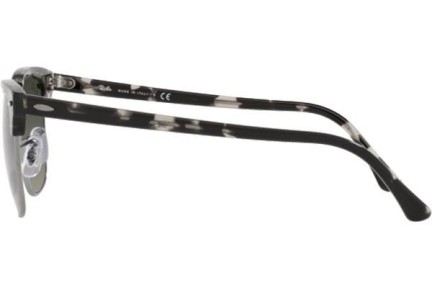 Okulary przeciwsłoneczne Ray-Ban Clubmaster RB3016 133671 Browline Szare