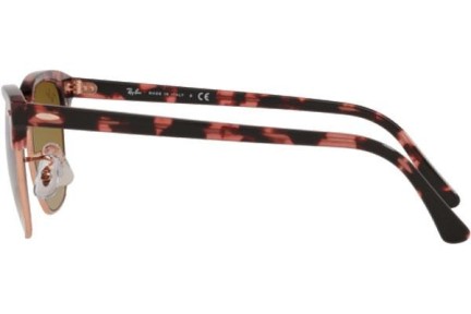 Okulary przeciwsłoneczne Ray-Ban Clubmaster RB3016 133751 Browline Havana