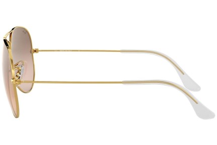 Okulary przeciwsłoneczne Ray-Ban Aviator Gradient RB3025 001/3E Pilotki (Aviator) Złote