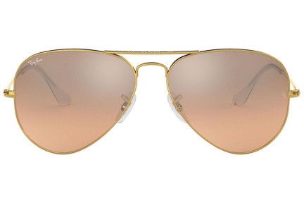 Okulary przeciwsłoneczne Ray-Ban Aviator Gradient RB3025 001/3E Pilotki (Aviator) Złote