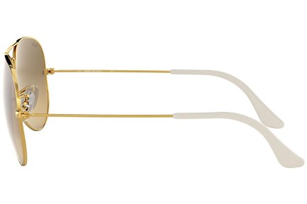 Okulary przeciwsłoneczne Ray-Ban Aviator Gradient RB3025 001/3K Pilotki (Aviator) Złote