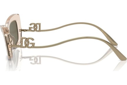 Okulary przeciwsłoneczne Dolce & Gabbana DG4467B 343203 Kocie oczy Beżowe