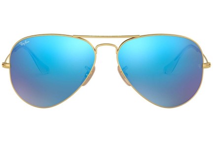 Ochelari de soare Ray-Ban Aviator Flash Lenses RB3025 112/17 Pilot Aurii