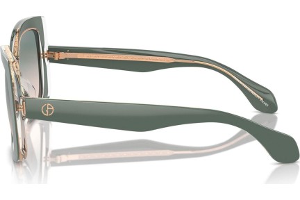 Okulary przeciwsłoneczne Giorgio Armani AR8208U 60762C Kocie oczy Zielone