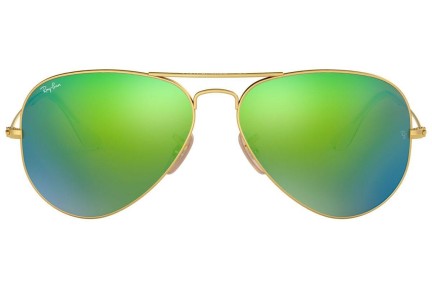 Okulary przeciwsłoneczne Ray-Ban Aviator Flash Lenses RB3025 112/19 Pilotki (Aviator) Złote