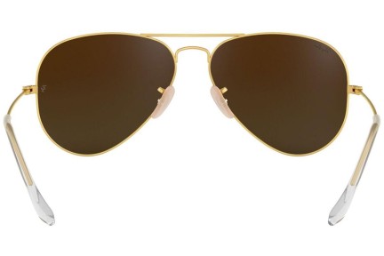 Okulary przeciwsłoneczne Ray-Ban Aviator Flash Lenses RB3025 112/19 Pilotki (Aviator) Złote