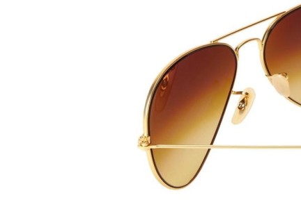 Ochelari de soare Ray-Ban Aviator Gradient RB3025 112/85 Pilot Aurii