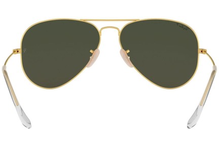 Okulary przeciwsłoneczne Ray-Ban Aviator Flash Lenses RB3025 112/P9 Polarized Pilotki (Aviator) Złote