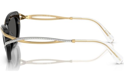 Okulary przeciwsłoneczne Swarovski SK7026 403487 Kocie oczy Czarne