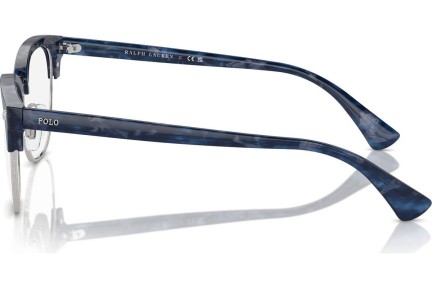Okulary korekcyjne Polo Ralph Lauren PH2277 6183 Browline Niebieskie