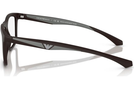 Okulary korekcyjne Emporio Armani EA4235 61861W Kwadratowe Brązowe