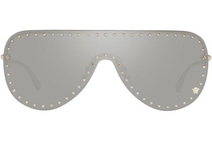 Okulary przeciwsłoneczne Versace VE2230B 12526G Pojedyncze | Shield Złote