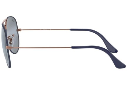 Okulary przeciwsłoneczne Ray-Ban Aviator Mirror RB3025 9156AJ Pilotki (Aviator) Niebieskie