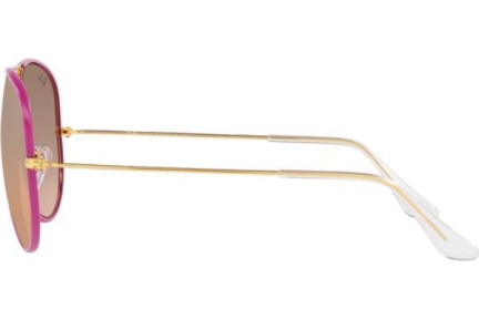 Okulary przeciwsłoneczne Ray-Ban Aviator Full Color RB3025JM 91963E Pilotki (Aviator) Fioletowe