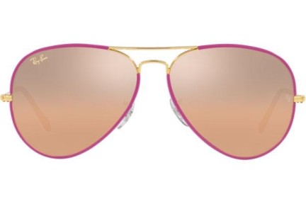 Okulary przeciwsłoneczne Ray-Ban Aviator Full Color RB3025JM 91963E Pilotki (Aviator) Fioletowe