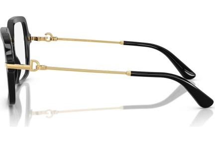 Okulary korekcyjne Dolce & Gabbana DG3396 501 Kwadratowe Czarne