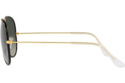 Okulary przeciwsłoneczne Ray-Ban Aviator Full Color RB3025JM 919671 Pilotki (Aviator) Czarne