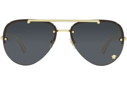 Okulary przeciwsłoneczne Versace VE2231 100287 Pilotki (Aviator) Złote