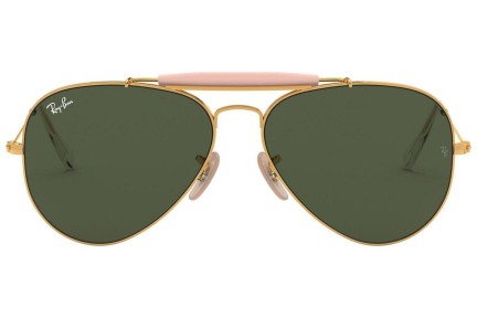 Okulary przeciwsłoneczne Ray-Ban Outdoorsman II RB3029 L2112 Pilotki (Aviator) Złote