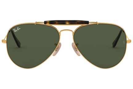 Okulary przeciwsłoneczne Ray-Ban Outdoorsman II RB3029 181 Pilotki (Aviator) Złote