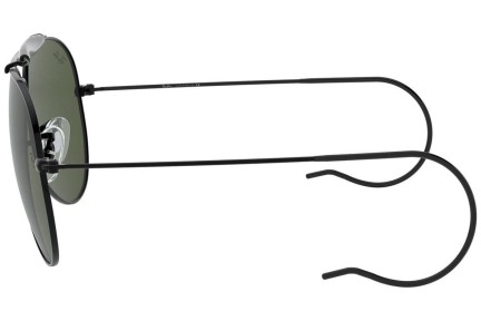 Okulary przeciwsłoneczne Ray-Ban Outdoorsman I RB3030 L9500 Pilotki (Aviator) Czarne