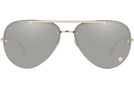 Okulary przeciwsłoneczne Versace VE2231 12526G Pilotki (Aviator) Złote