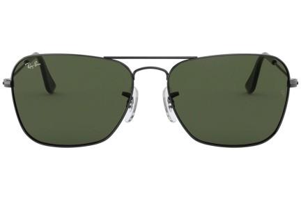 Okulary przeciwsłoneczne Ray-Ban Caravan RB3136 004 Pilotki (Aviator) Srebrne