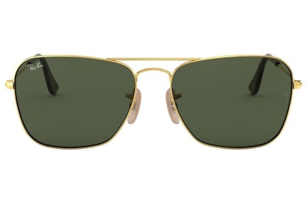 Okulary przeciwsłoneczne Ray-Ban Caravan RB3136 181 Pilotki (Aviator) Złote