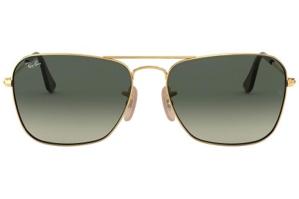 Okulary przeciwsłoneczne Ray-Ban Caravan Havana Collection RB3136 181/71 Pilotki (Aviator) Złote