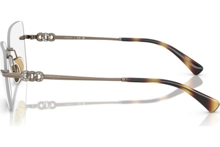 Okulary korekcyjne Vogue Eyewear VO4320B 5138 Kwadratowe Brązowe