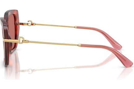 Okulary przeciwsłoneczne Dolce & Gabbana DG4474 344469 Kwadratowe Havana
