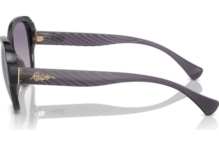 Okulary przeciwsłoneczne Ralph Lauren RA5316U 61588J Polarized Oversize Fioletowe