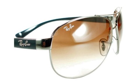 Okulary przeciwsłoneczne Ray-Ban RB3386 004/13 Pilotki (Aviator) Szare