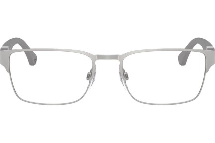 Okulary korekcyjne Emporio Armani EA1027 3036 Prostokątne Srebrne