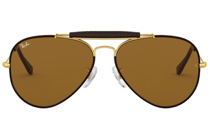 Okulary przeciwsłoneczne Ray-Ban Aviator Craft RB3422Q 9041 Pilotki (Aviator) Brązowe