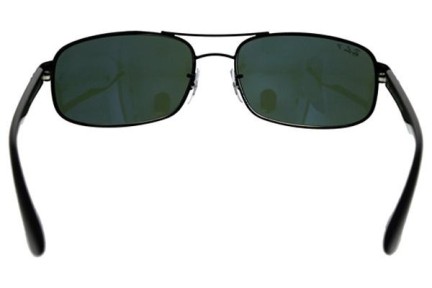 Okulary przeciwsłoneczne Ray-Ban RB3445 002/58 Polarized Prostokątne Czarne