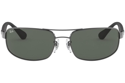 Okulary przeciwsłoneczne Ray-Ban RB3445 004 Prostokątne Srebrne