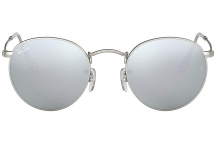 Ochelari de soare Ray-Ban Round Metal Flash Lenses RB3447 019/30 Rotunzi Argintii