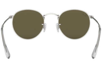 Слънчеви очила Ray-Ban Round Metal Flash Lenses RB3447 019/30 Заоблени Сребърна