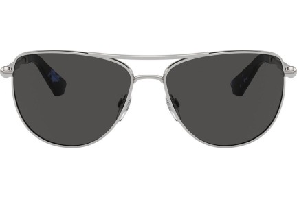 Okulary przeciwsłoneczne Burberry BE3149 100587 Pilotki (Aviator) Srebrne
