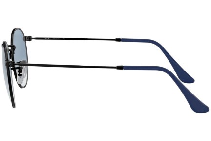 Okulary przeciwsłoneczne Ray-Ban Round Metal Metal RB3447 006/3F Okrągłe Czarne