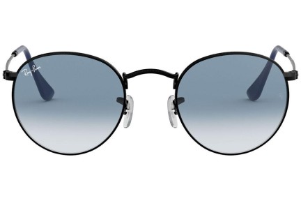 Okulary przeciwsłoneczne Ray-Ban Round Metal Metal RB3447 006/3F Okrągłe Czarne