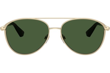 Okulary przeciwsłoneczne Burberry BE3157 110971 Pilotki (Aviator) Złote