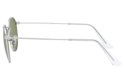 Okulary przeciwsłoneczne Ray-Ban Round Metal RB3447 91984E Okrągłe Srebrne