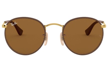 Слънчеви очила Ray-Ban Round Craft RB3475Q 9041 Заоблени Кафява